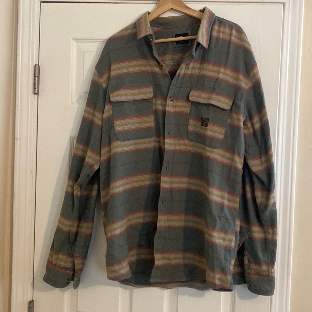 Rip Curl Striped Green Jacket